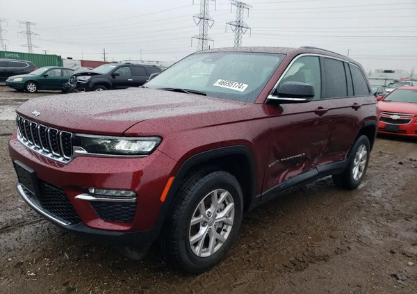 Jeep Grand Cherokee cena 124000 przebieg: 22852, rok produkcji 2022 z Szlichtyngowa małe 56